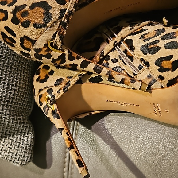 JENNIFER CHAMANDI LEOPARD LADIES HEELS SIZE 42 made in Italy - Picture 8 of 8